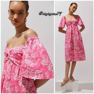 NWT, Anthropologie, Peter Som for Anthropologie Floral Mini Dress